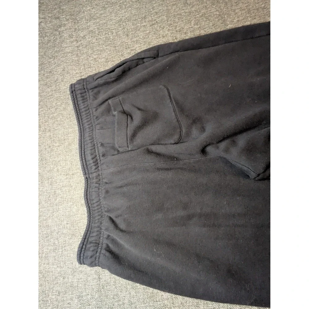 Reebok Men's Sweatpants XL Black Y2K Throwback Logo's Athletic Joggers Pants